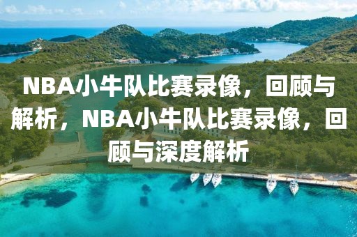 NBA小牛队比赛录像，回顾与解析，NBA小牛队比赛录像，回顾与深度解析