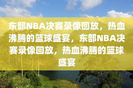 东部NBA决赛录像回放，热血沸腾的篮球盛宴，东部NBA决赛录像回放，热血沸腾的篮球盛宴