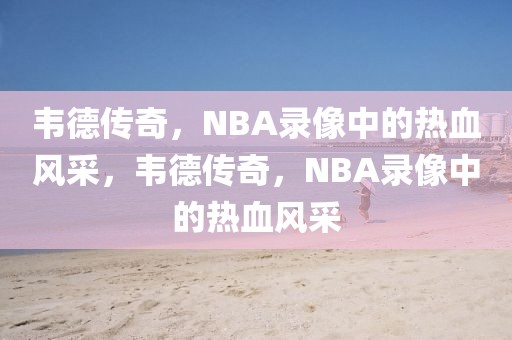 韦德传奇，NBA录像中的热血风采，韦德传奇，NBA录像中的热血风采