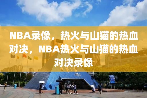 NBA录像，热火与山猫的热血对决，NBA热火与山猫的热血对决录像