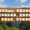 足球资讯app，掌握足球动态，尽享精彩赛事，足球资讯app，掌握动态，尽享赛事精彩