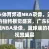 广东体育频道NBA录像，篮球迷的独特视觉盛宴，广东体育频道NBA录像，篮球迷的独特视觉盛宴