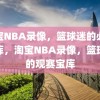 淘宝NBA录像，篮球迷的必备宝库，淘宝NBA录像，篮球迷的观赛宝库