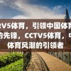 CCtV5体育，引领中国体育风潮的先锋，CCTV5体育，中国体育风潮的引领者