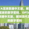 OPTA足球数据中文版，解析现代足球的数字密码，OPTA足球数据中文版，解锁现代足球的数字密码